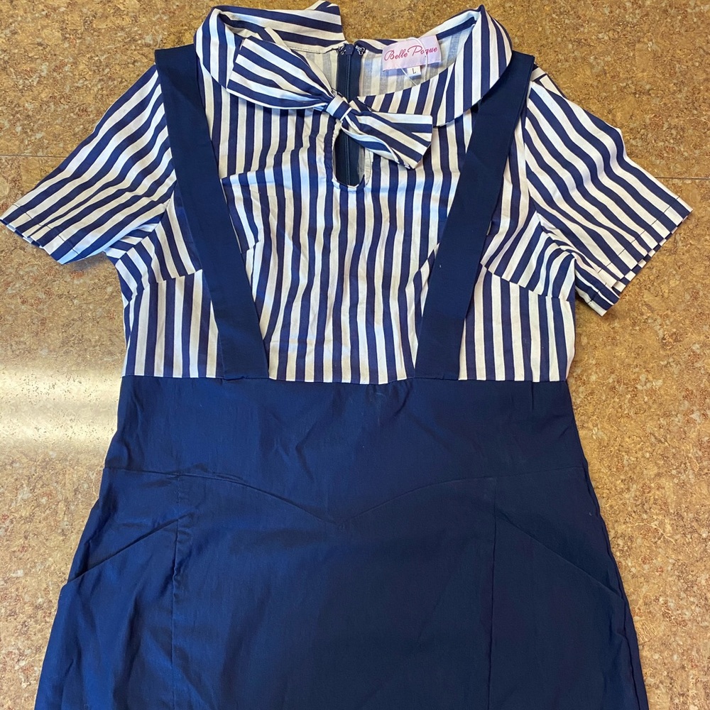 Vintage Inspired Suspender Dress